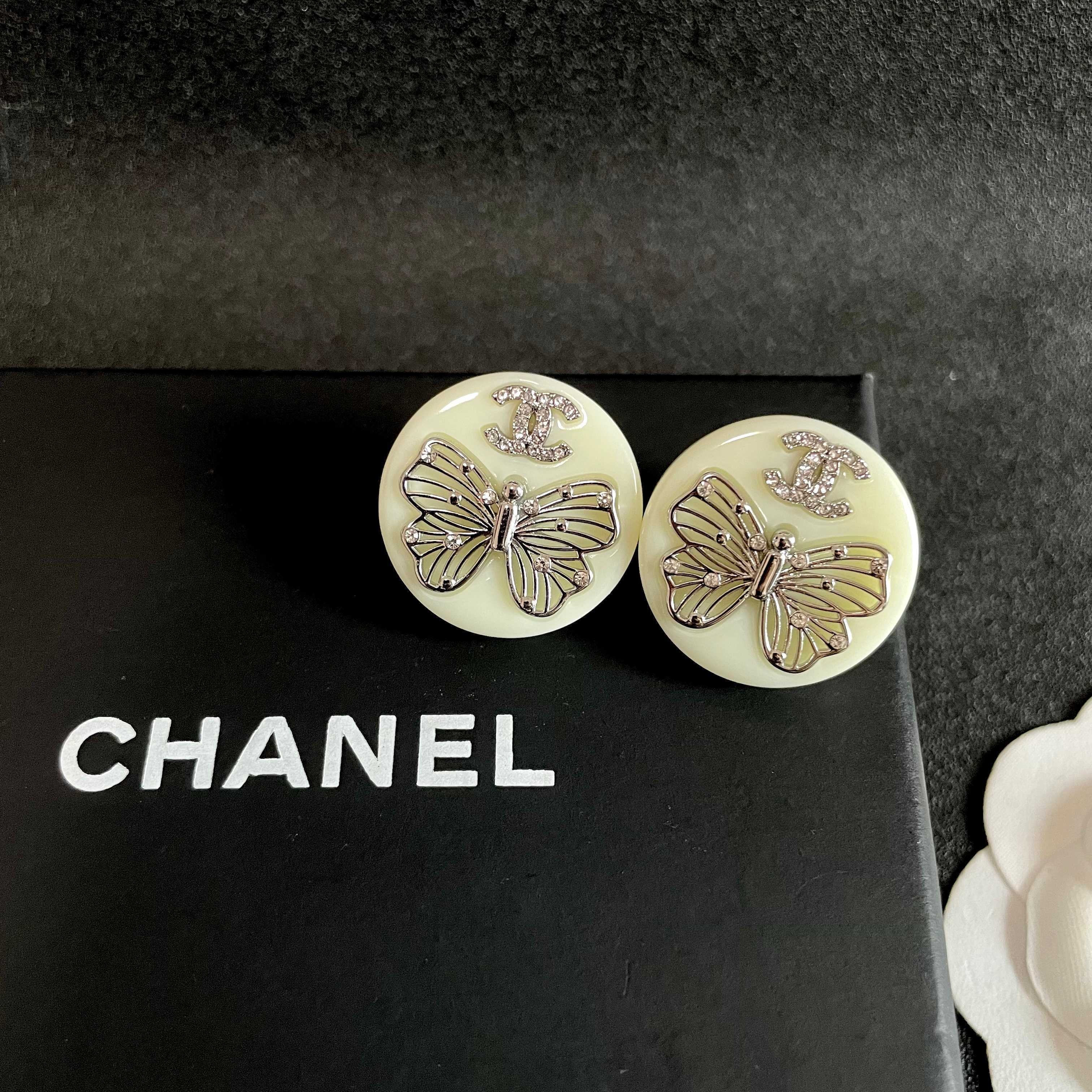 Chanel Butterfly Earrings
