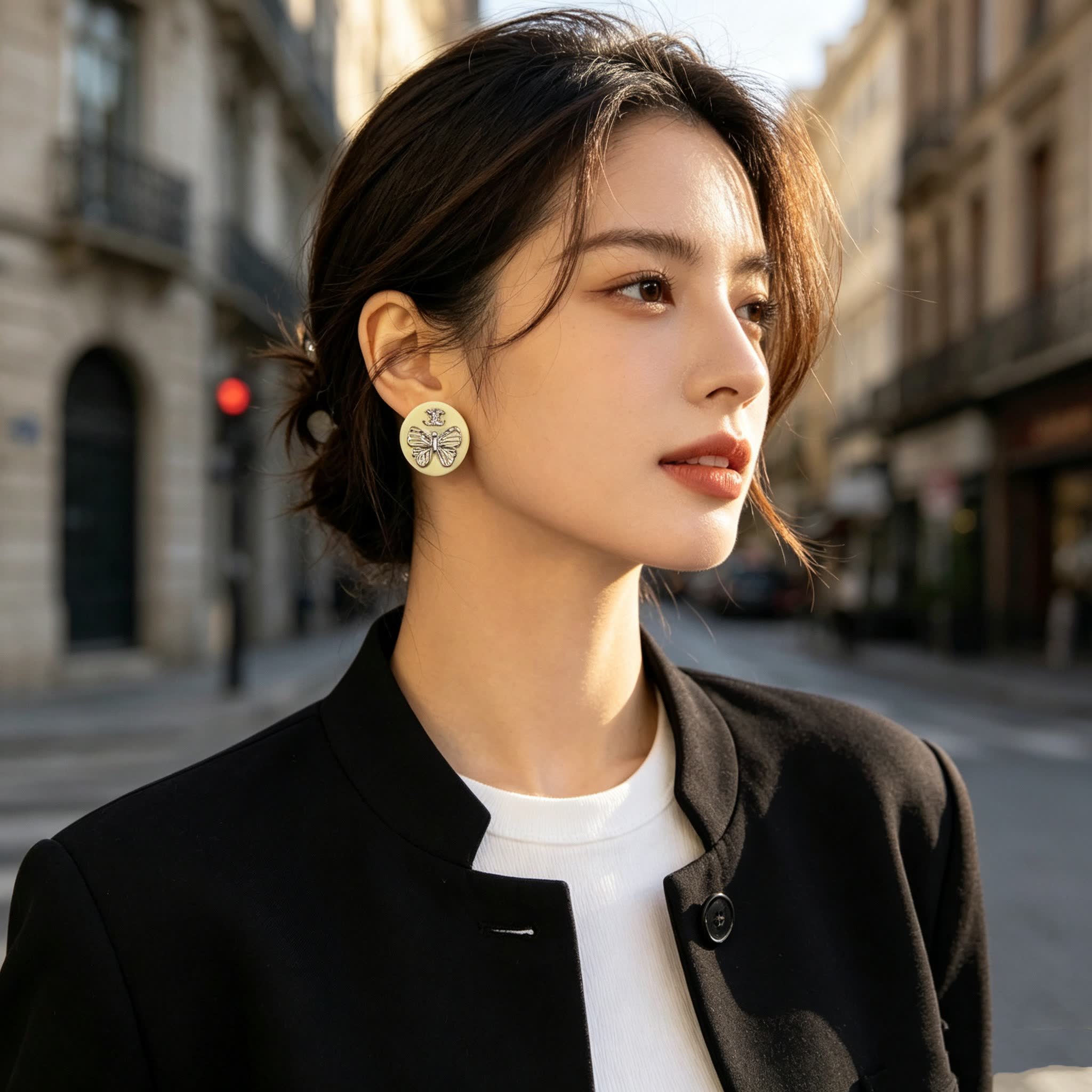 Chanel Butterfly Earrings