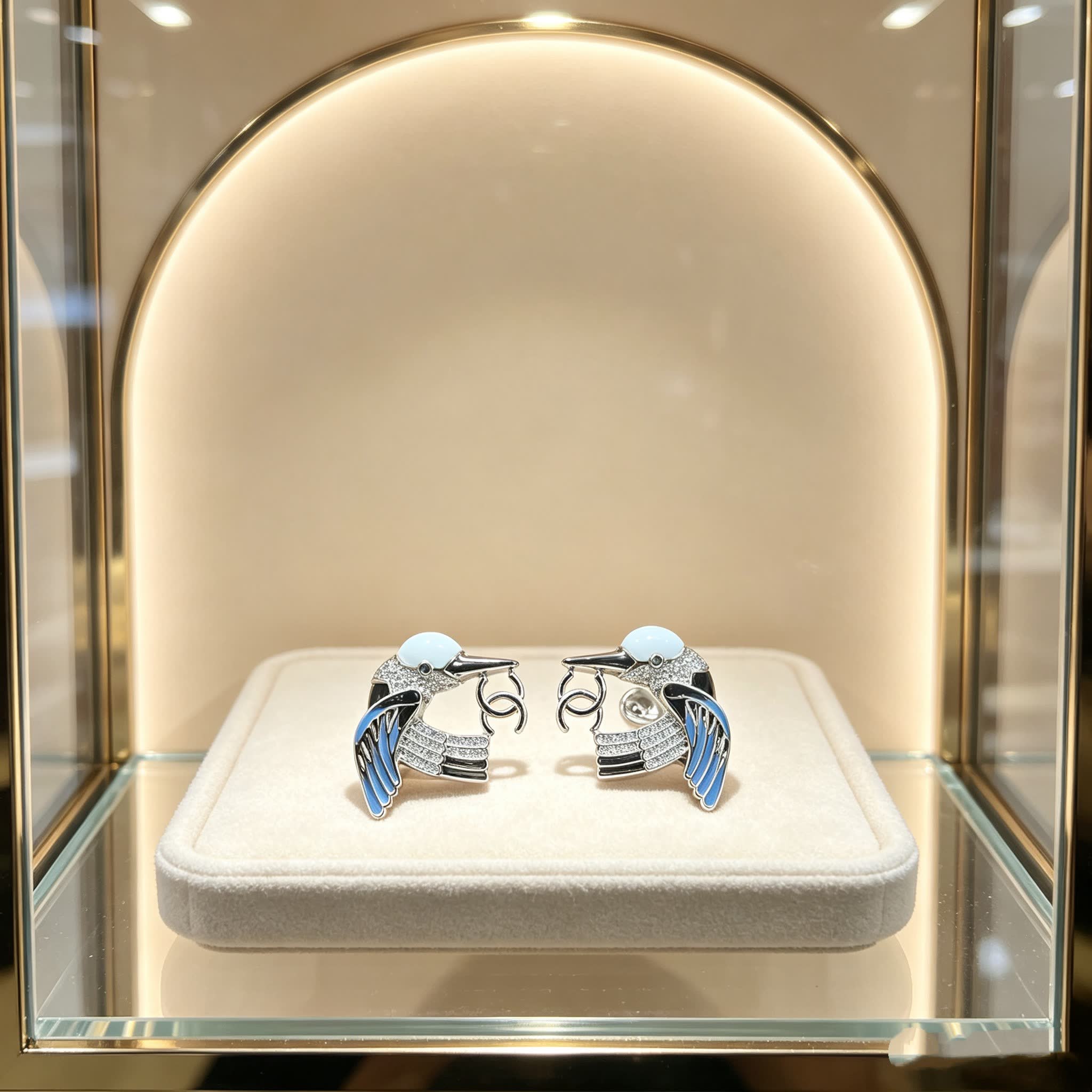 Chanel Bird of Paradise Earrings