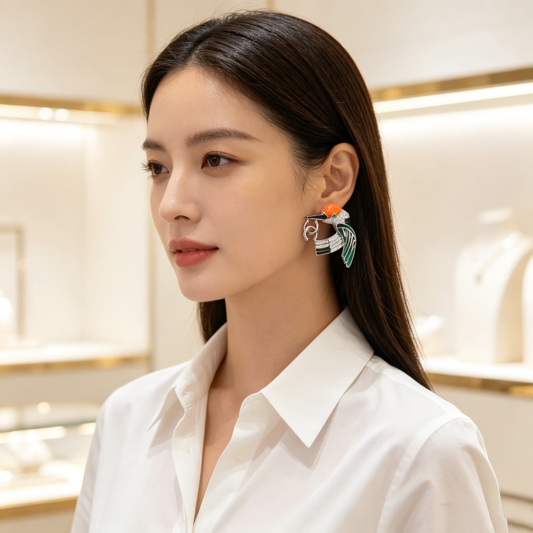 Chanel Bird Earrings Chanel Bird Earrings