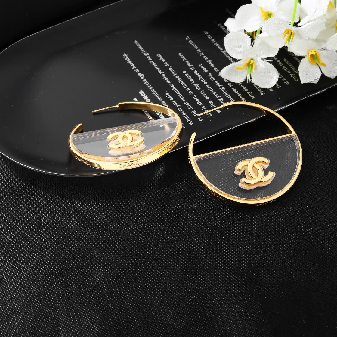 Chanel Gold Hoop Earrings