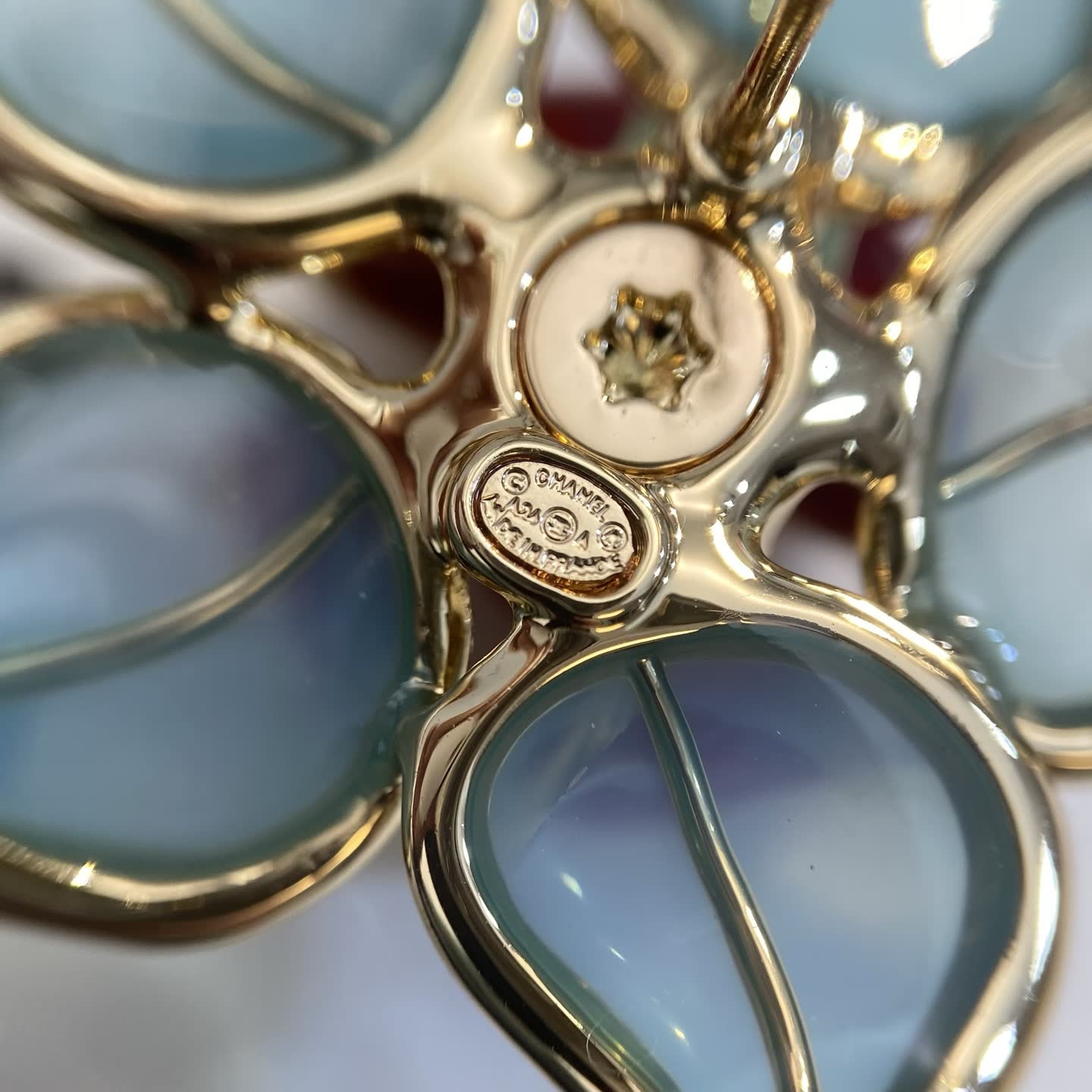 Chanel Camellia Earrings