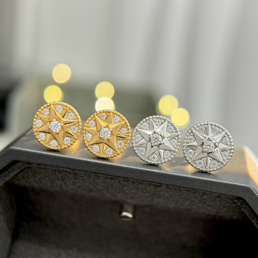 Dior Elegant Star Stud Earrings Dior Elegant Star Stud Earrings