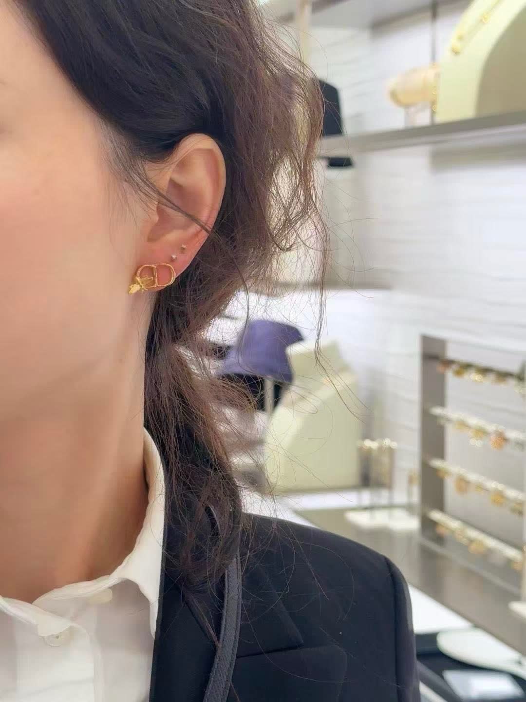 Dior Bee Stud Earrings