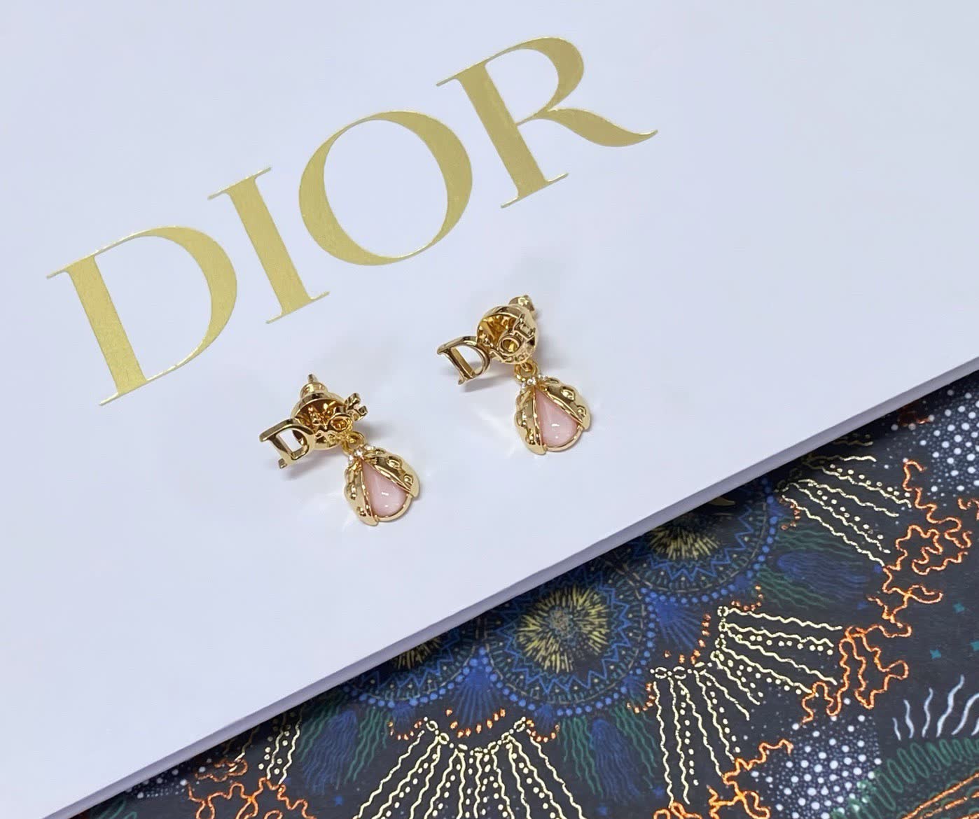 Dior Ladybug Clip-On Earrings