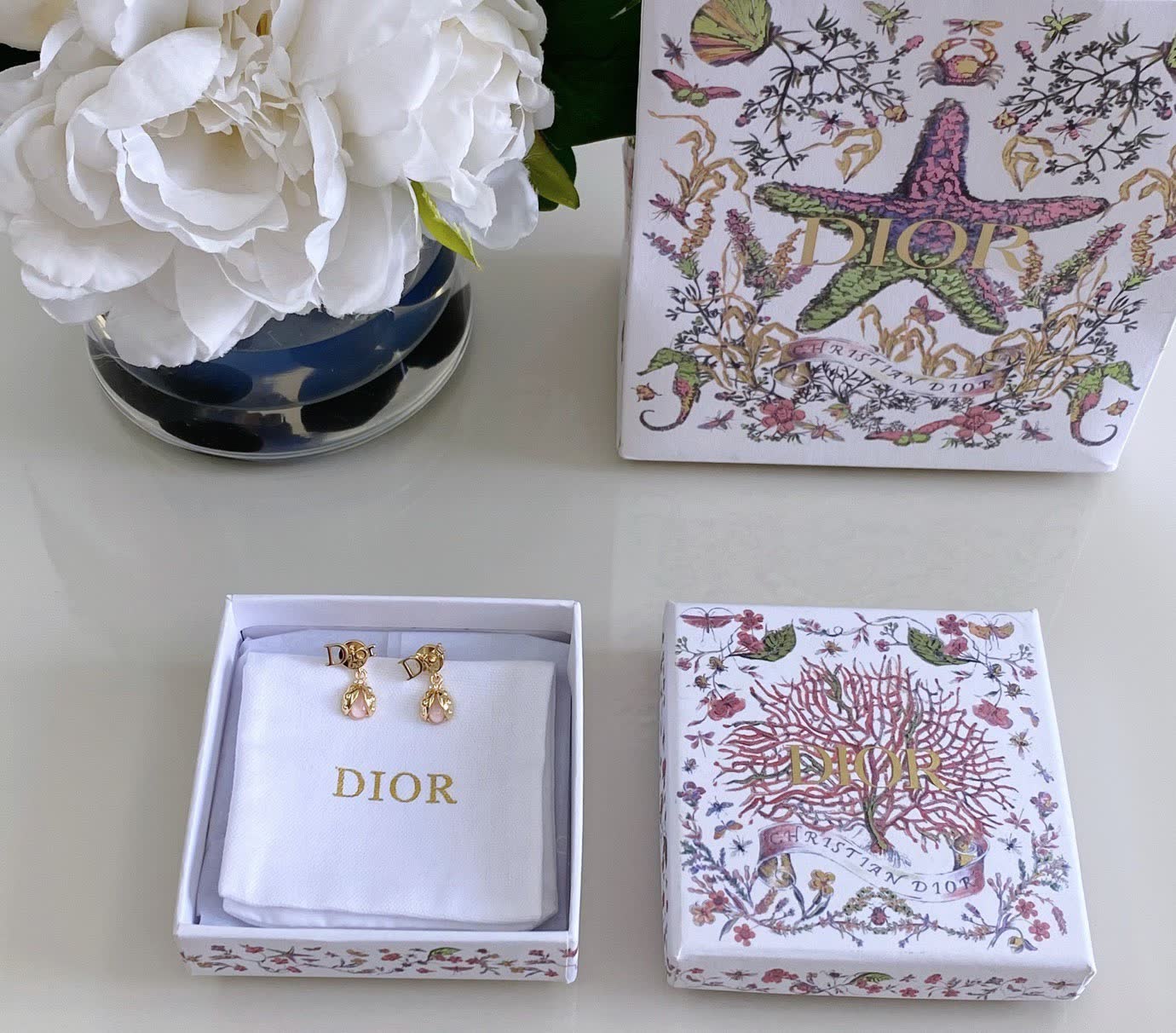 Dior Ladybug Clip-On Earrings
