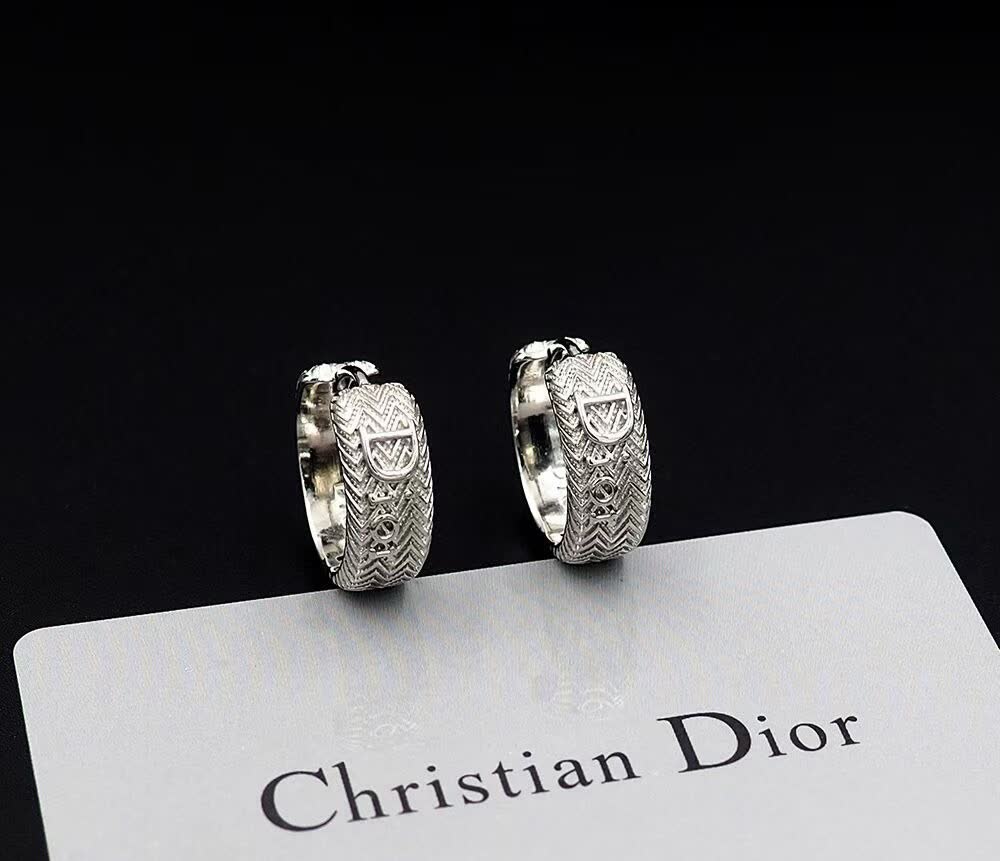 Christian Dior Hoop Earrings