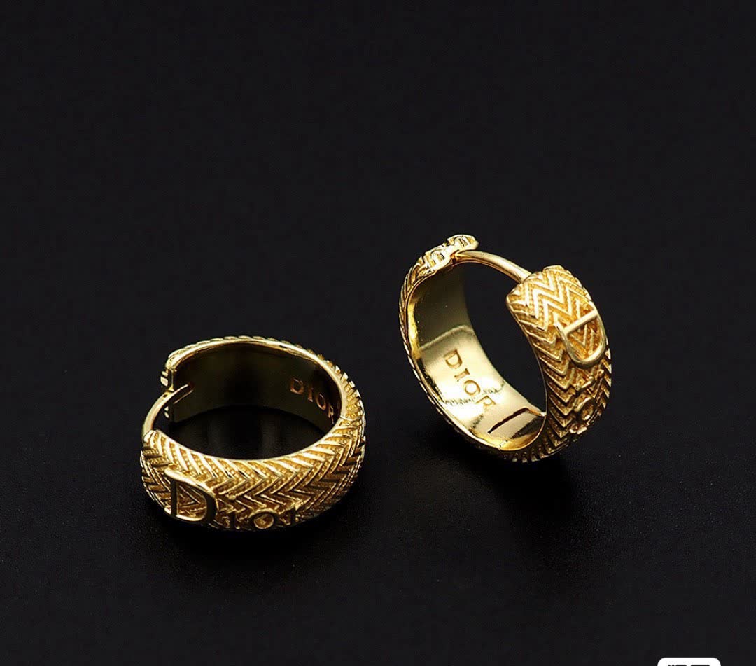 Christian Dior Hoop Earrings