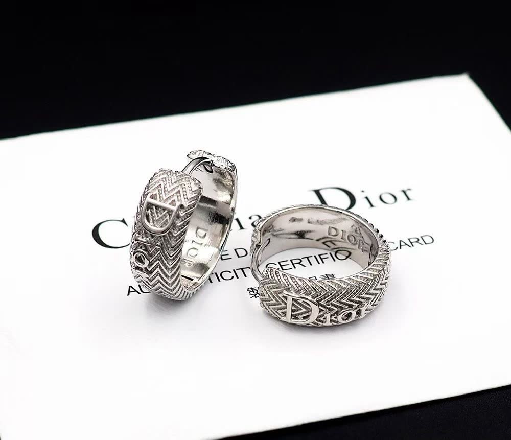 Christian Dior Hoop Earrings