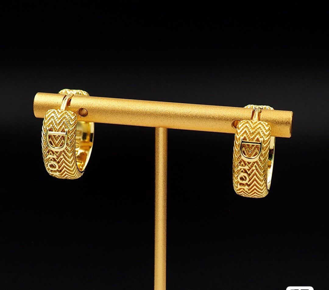 Christian Dior Hoop Earrings