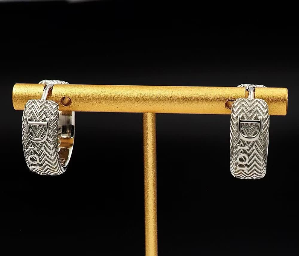 Christian Dior Hoop Earrings