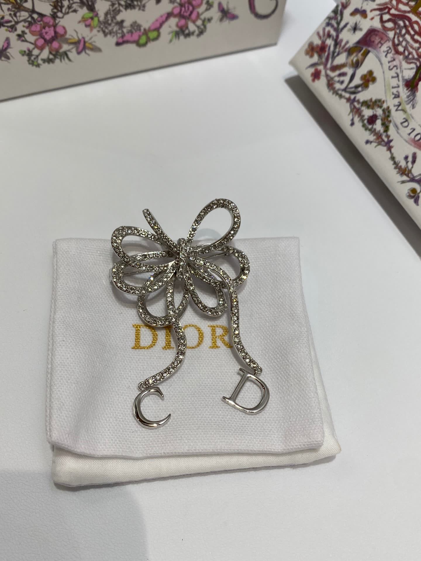Dior Earrings - Bow Design