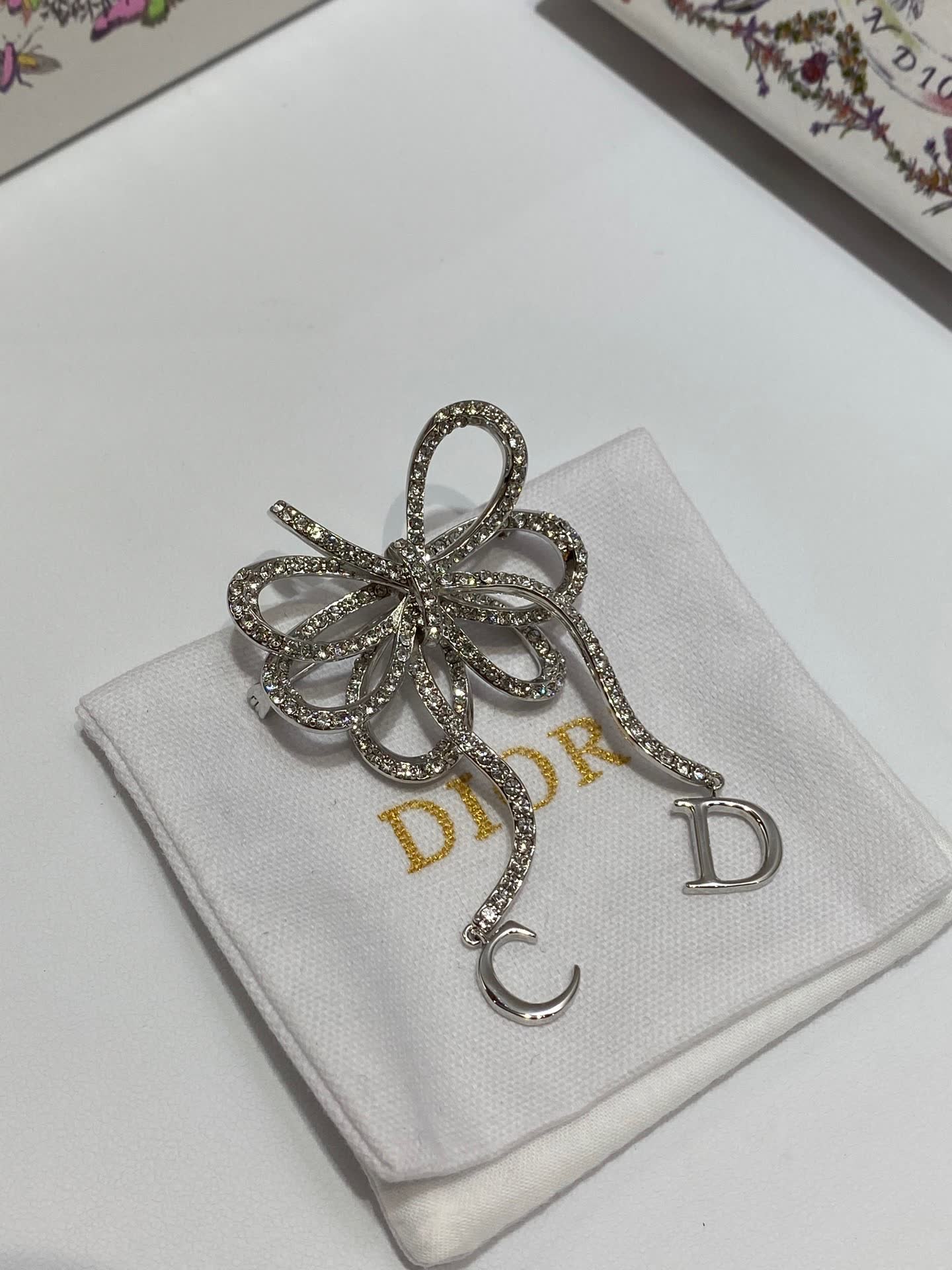 Dior Earrings - Bow Design