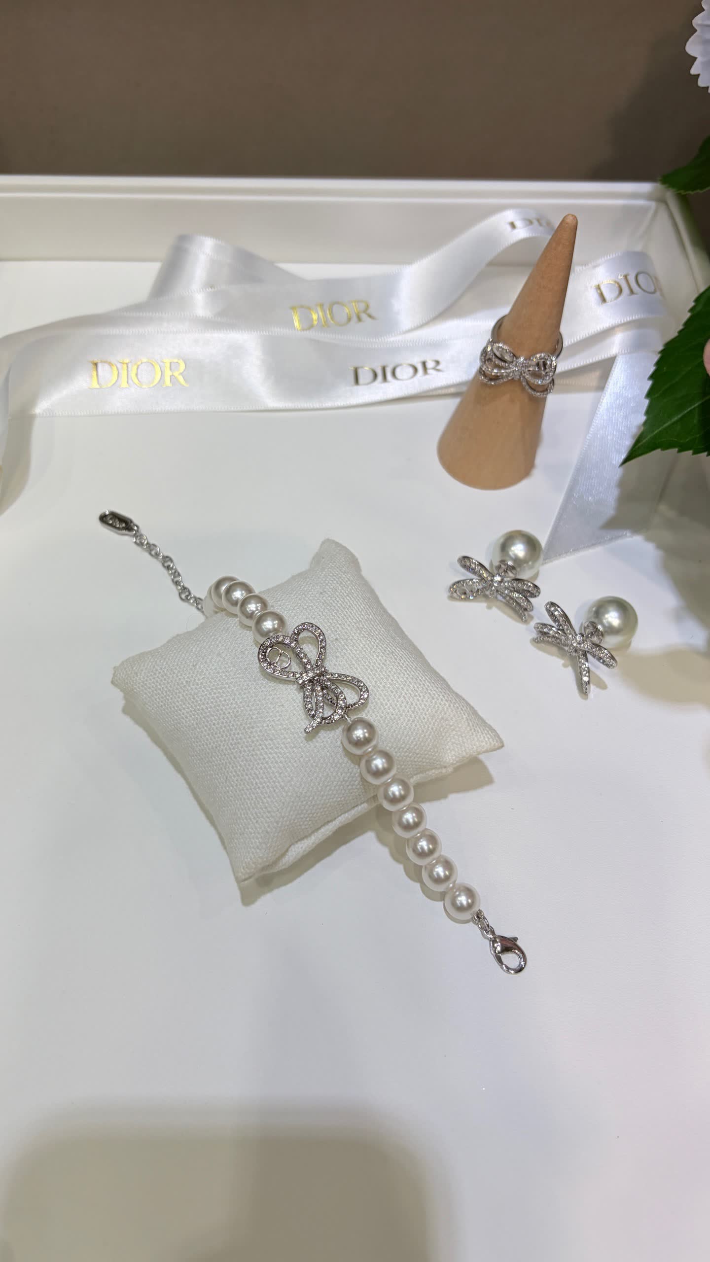 Dior Pearl and Crystal Bracelet