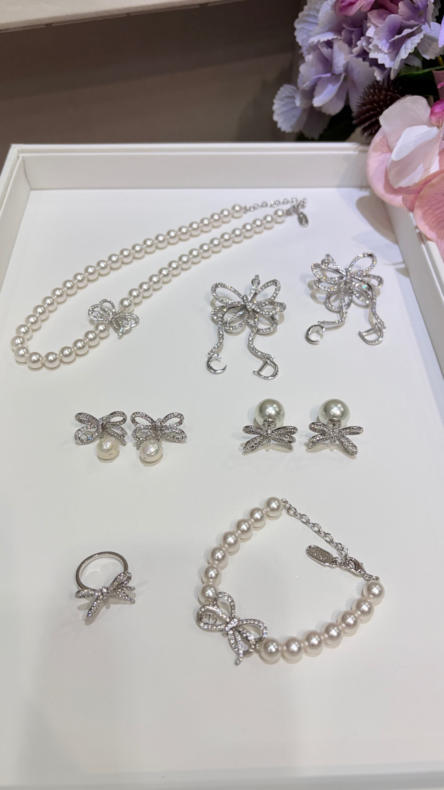 Dior Pearl and Crystal Bracelet