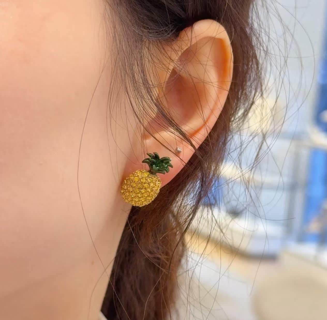 Dior Pineapple Earrings Dior Pineapple Earrings