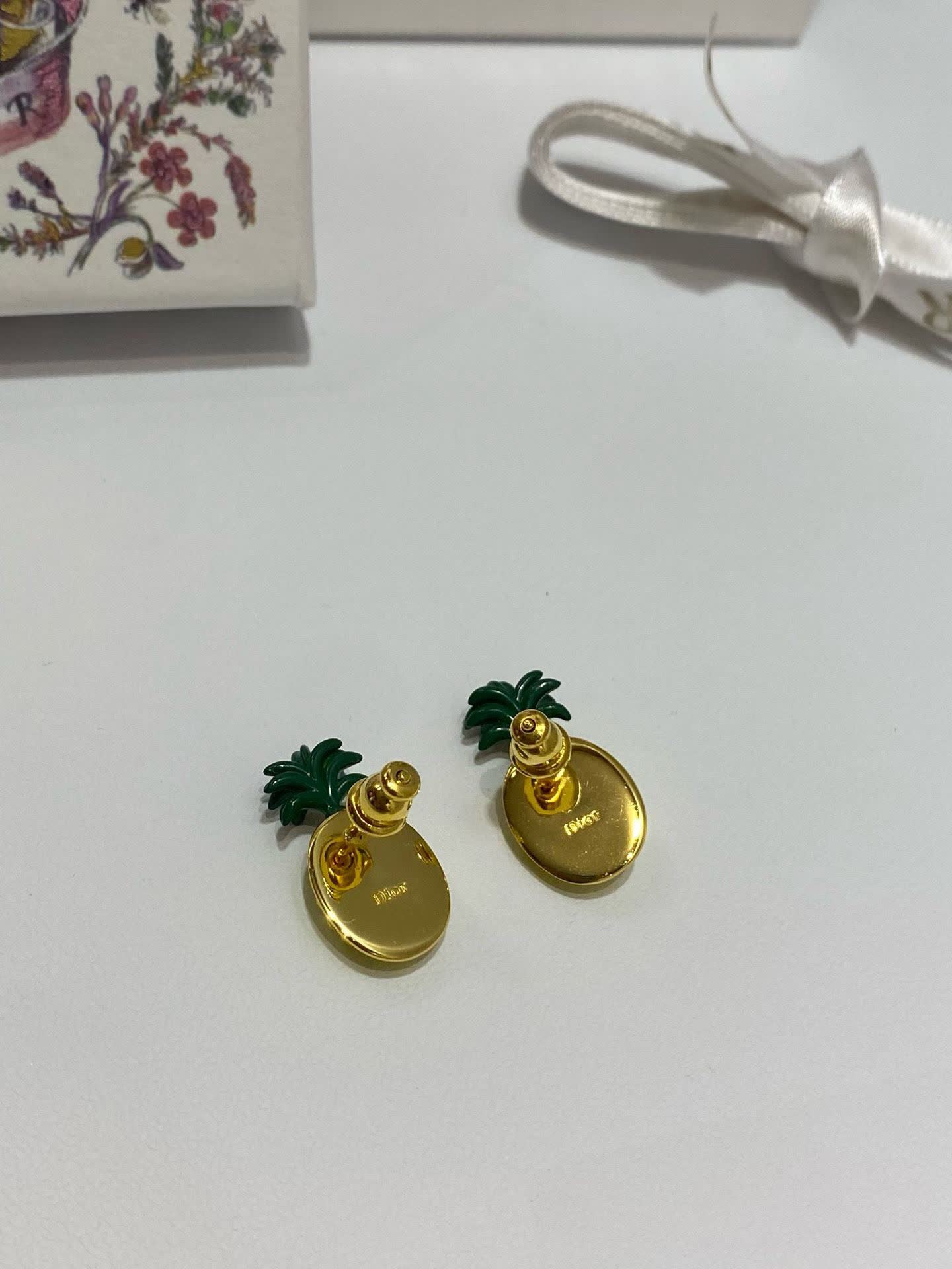 Dior Pineapple Earrings