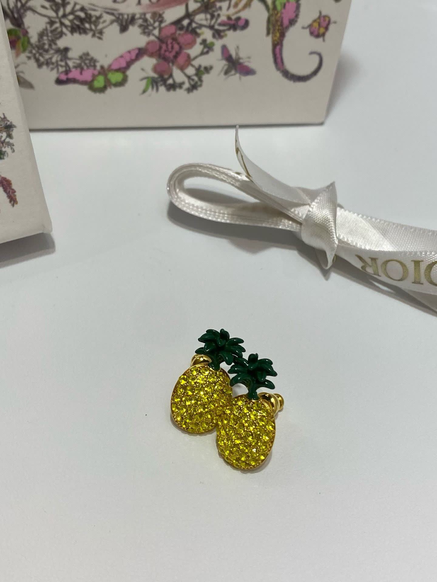 Dior Pineapple Earrings
