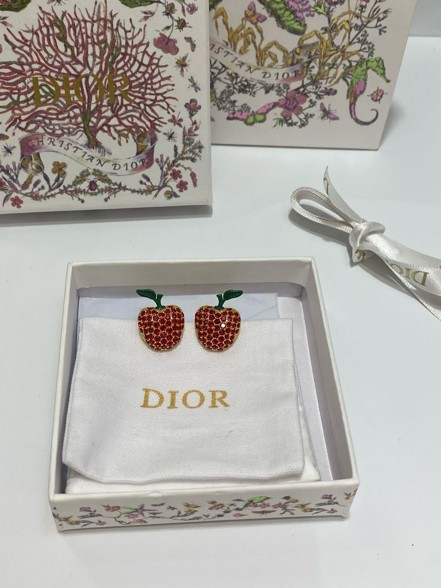 Dior Apple Earrings Dior Apple Earrings
