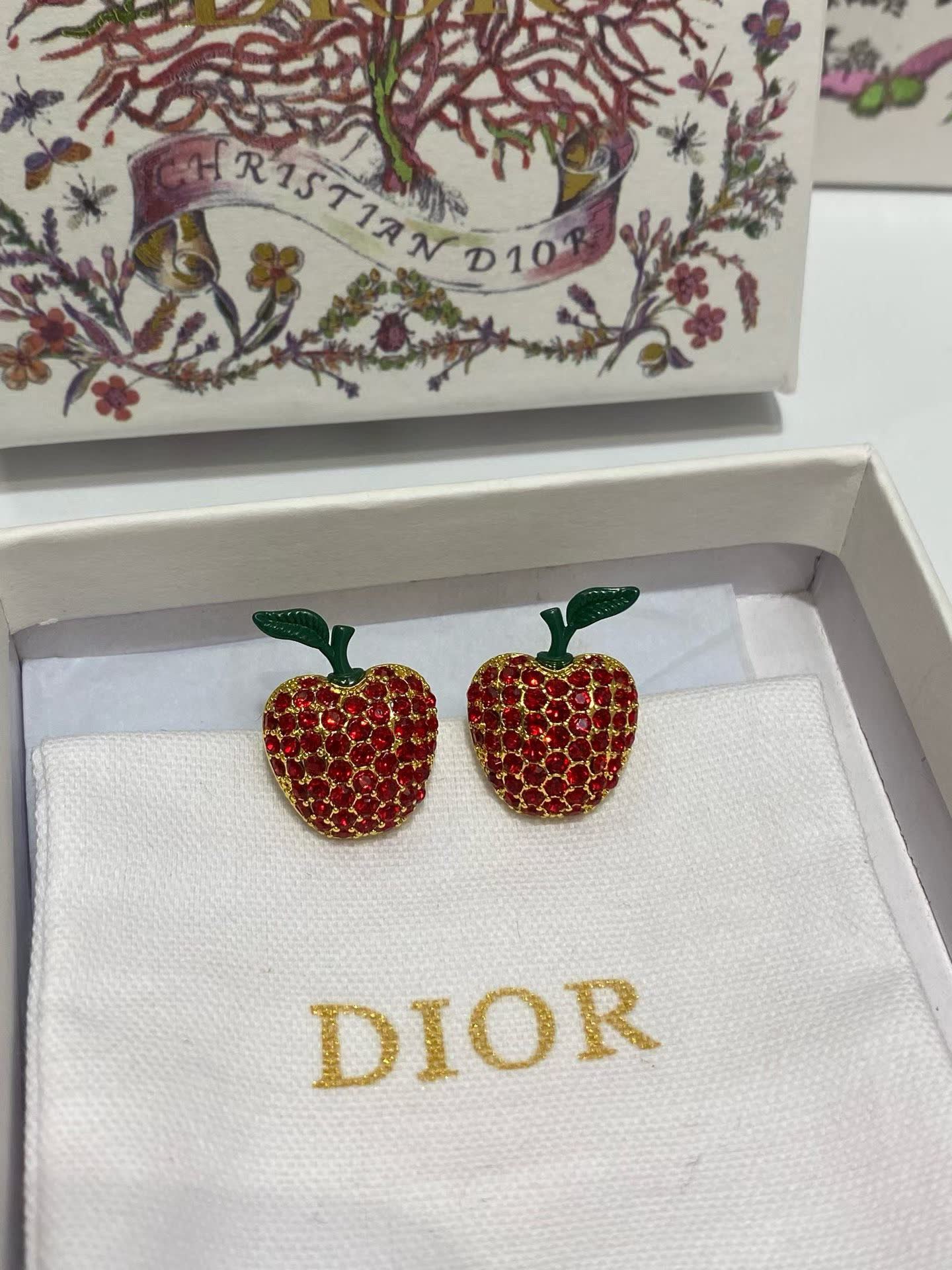 Dior Apple Earrings