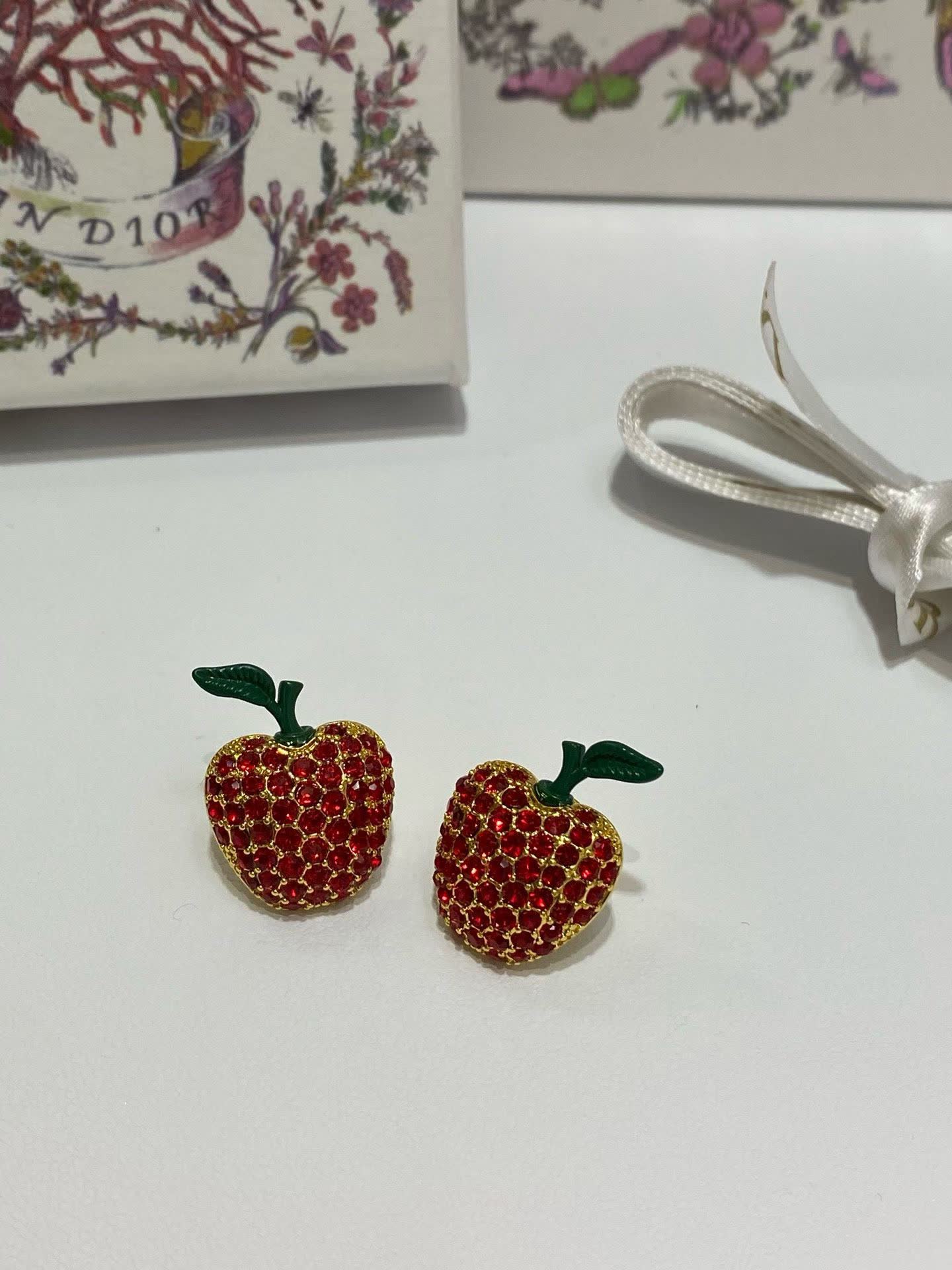 Dior Apple Earrings