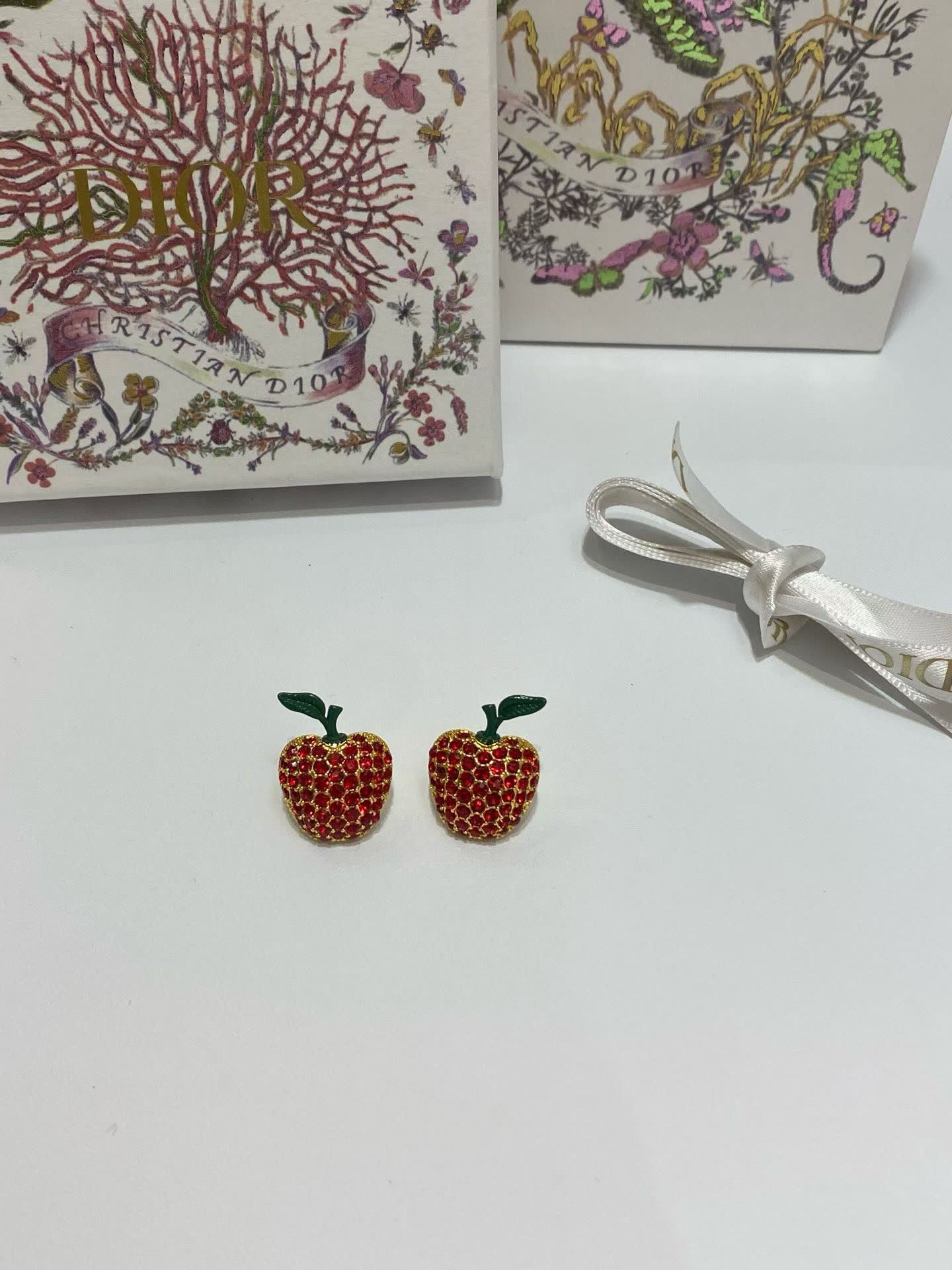 Dior Apple Earrings
