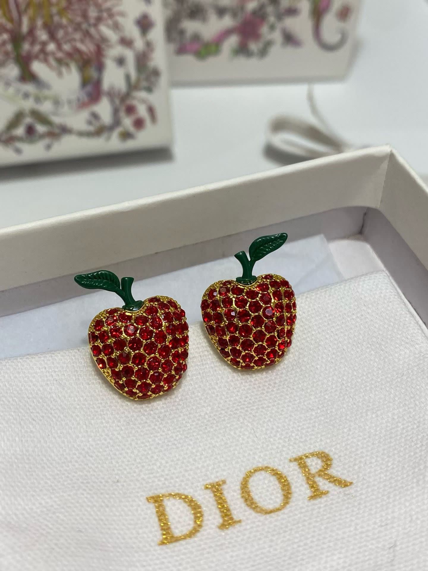 Dior Apple Earrings