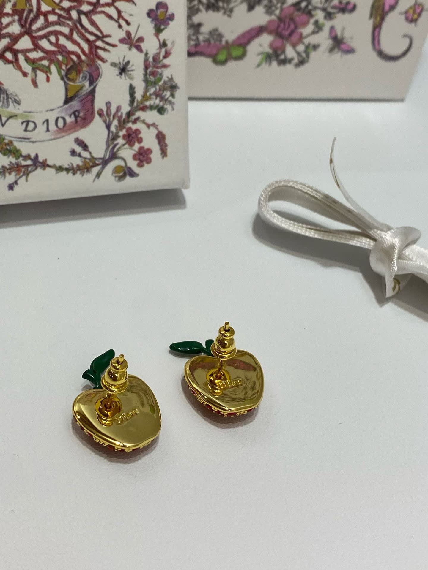 Dior Apple Earrings