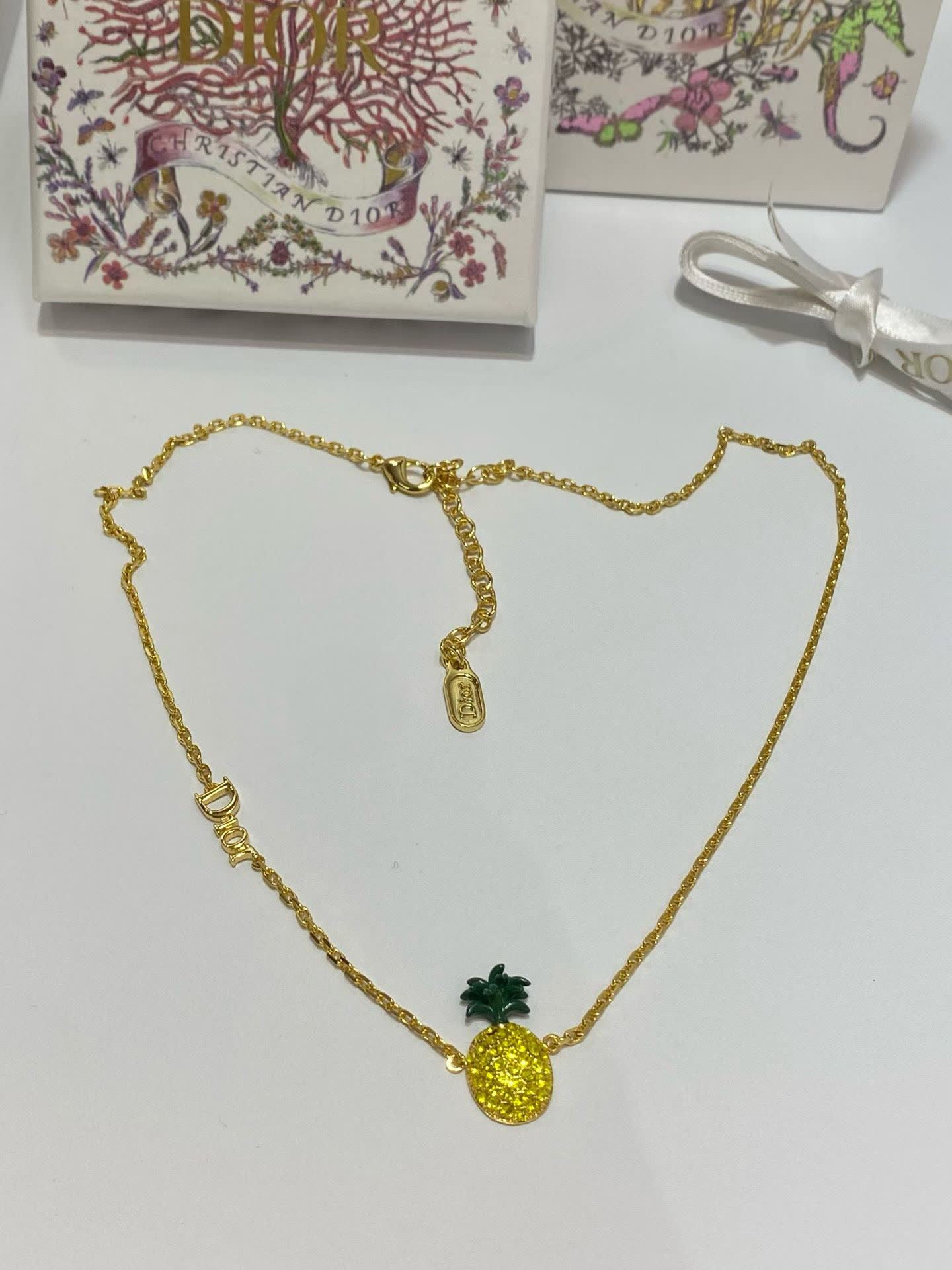 Dior Pineapple Earrings