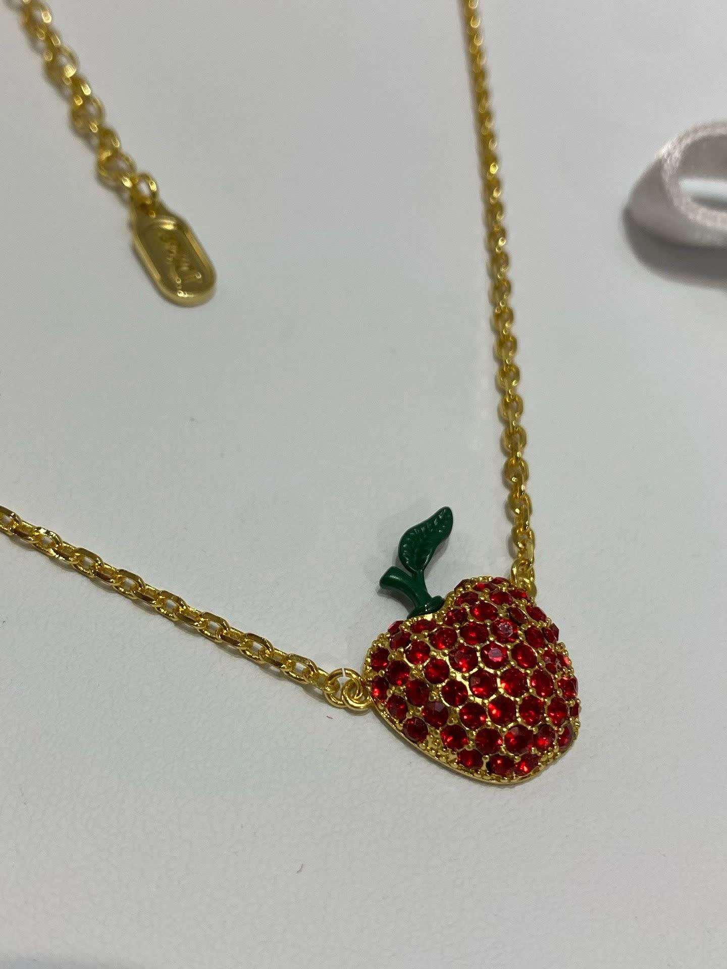 Dior Gold-Plated Apple Earrings
