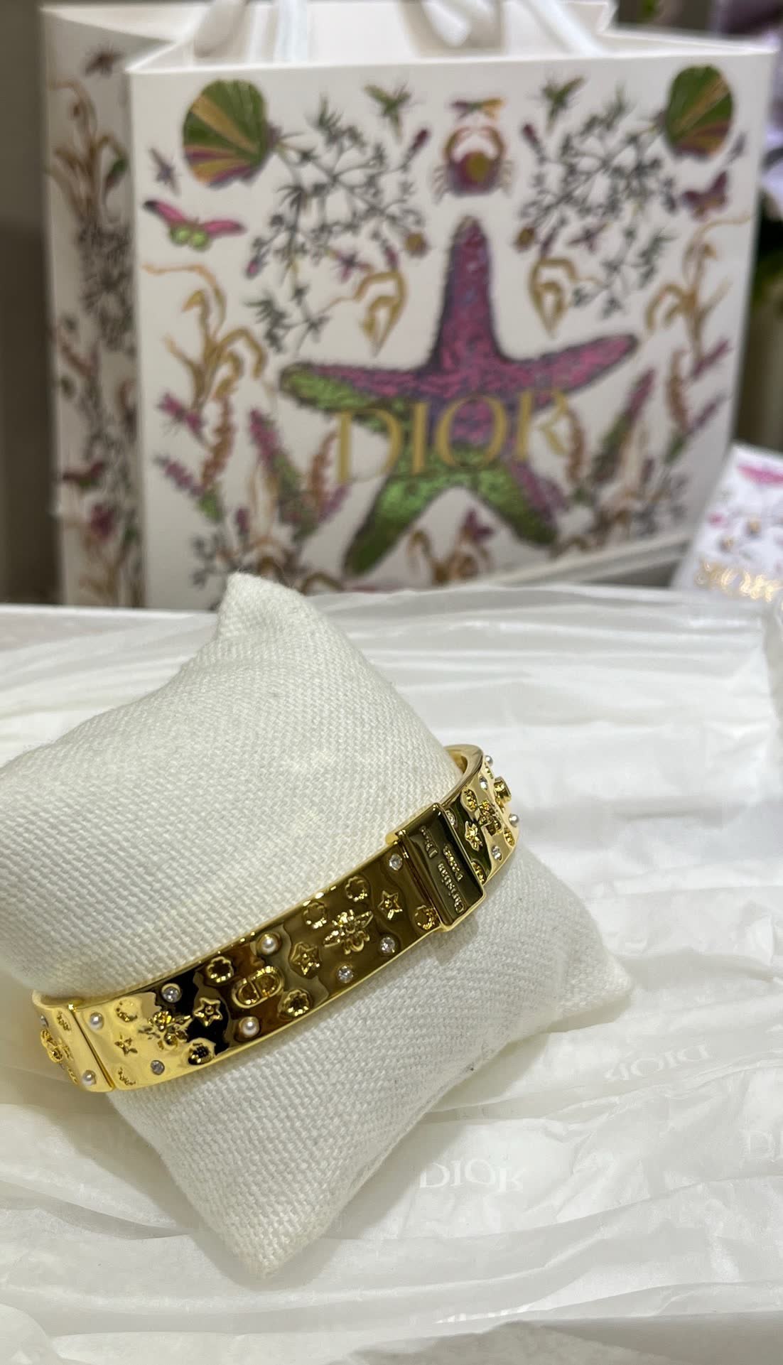 Dior Gold Starfish Bracelet
