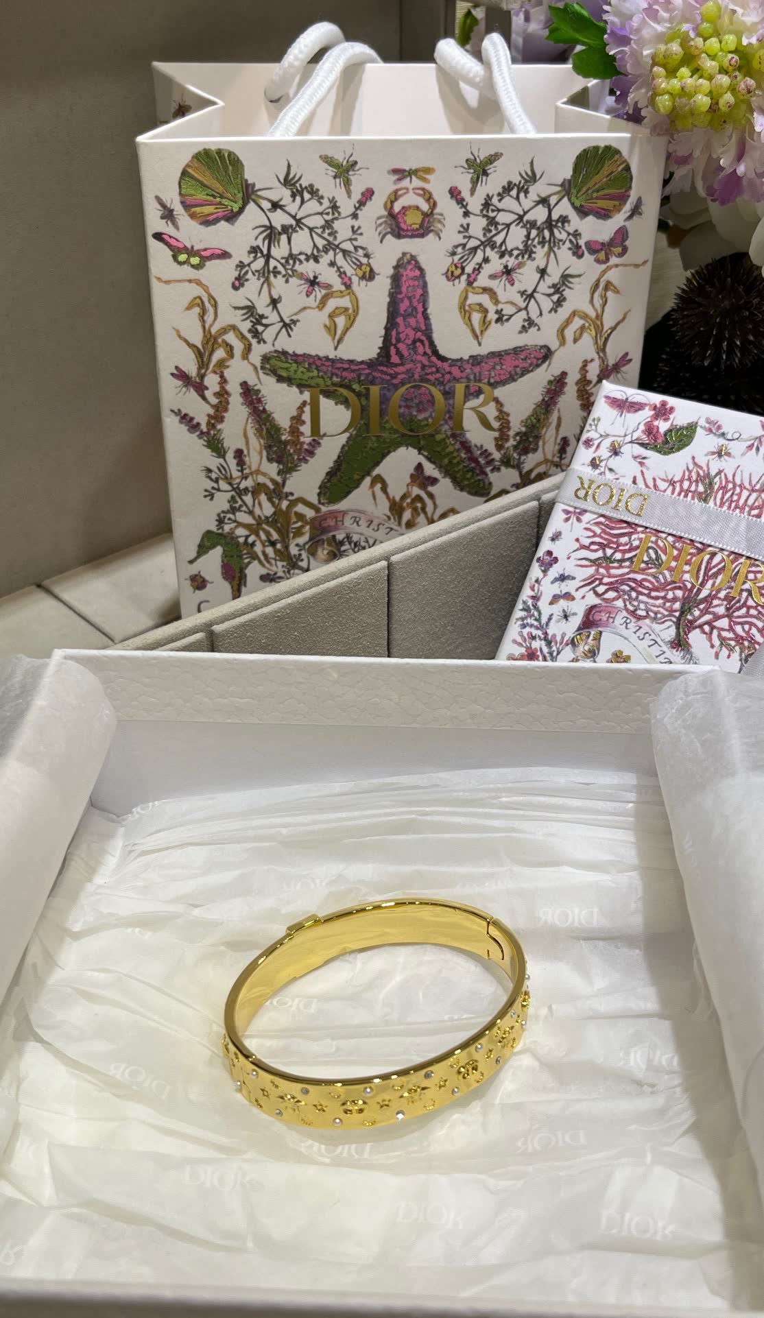 Dior Gold Starfish Bracelet