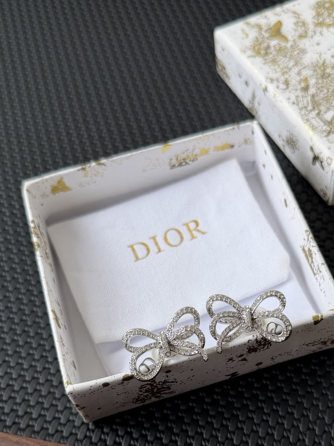 Dior Butterfly Stud Earrings