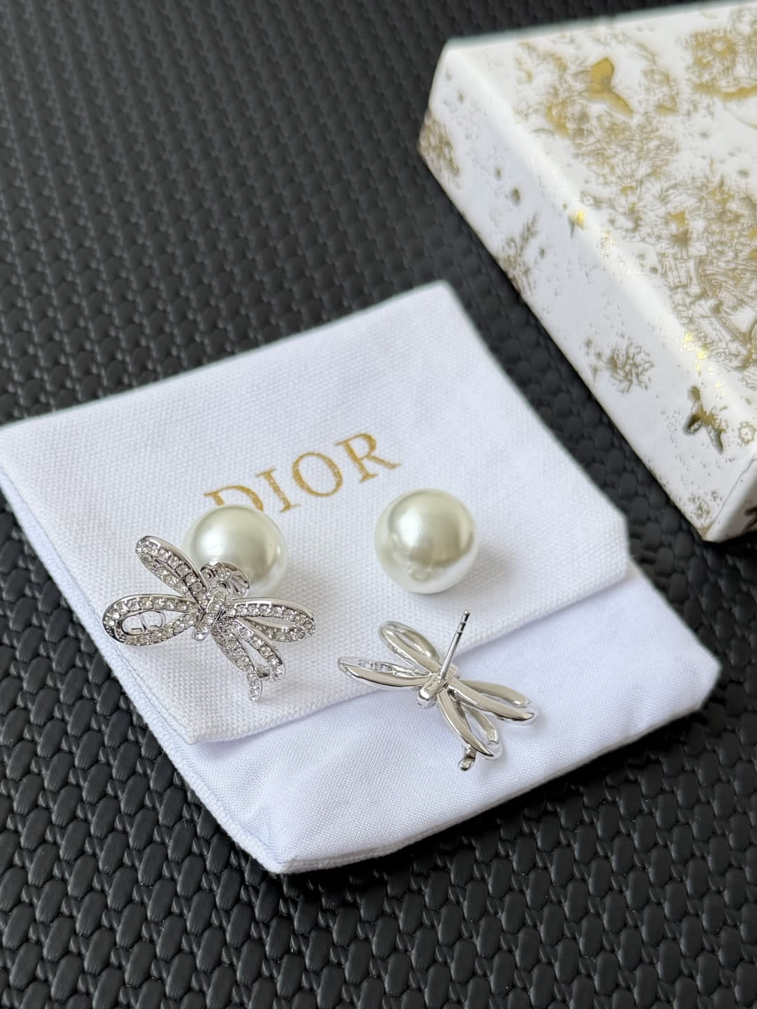 Dior Butterfly Stud Earrings