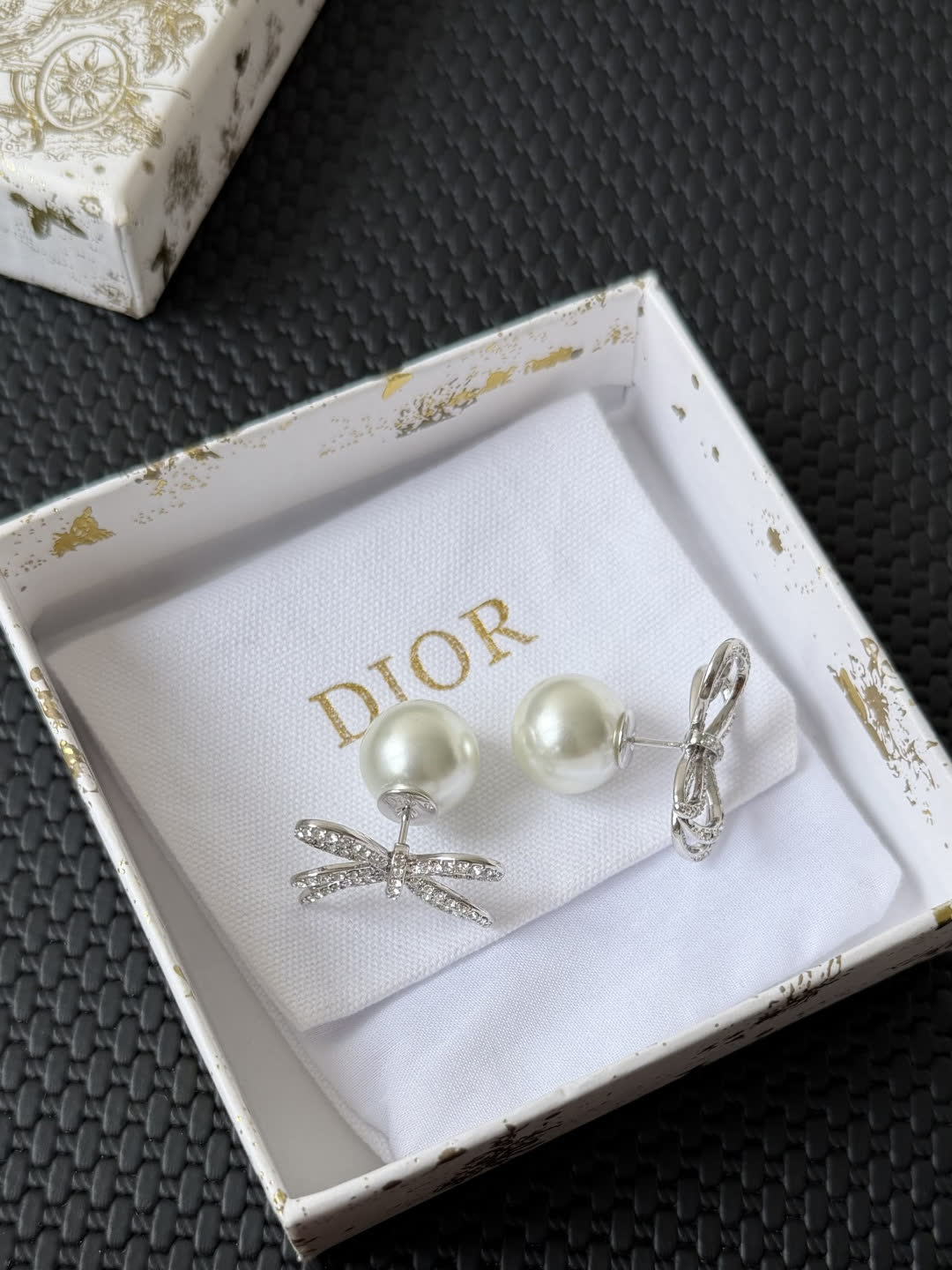 Dior Butterfly Stud Earrings