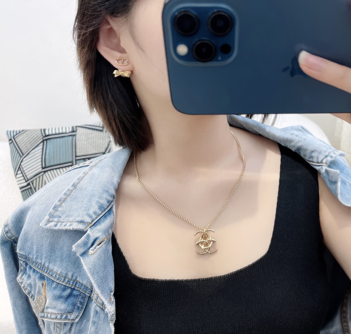 Chanel Earrings - Bow Design Chanel Earrings - Bow Design
