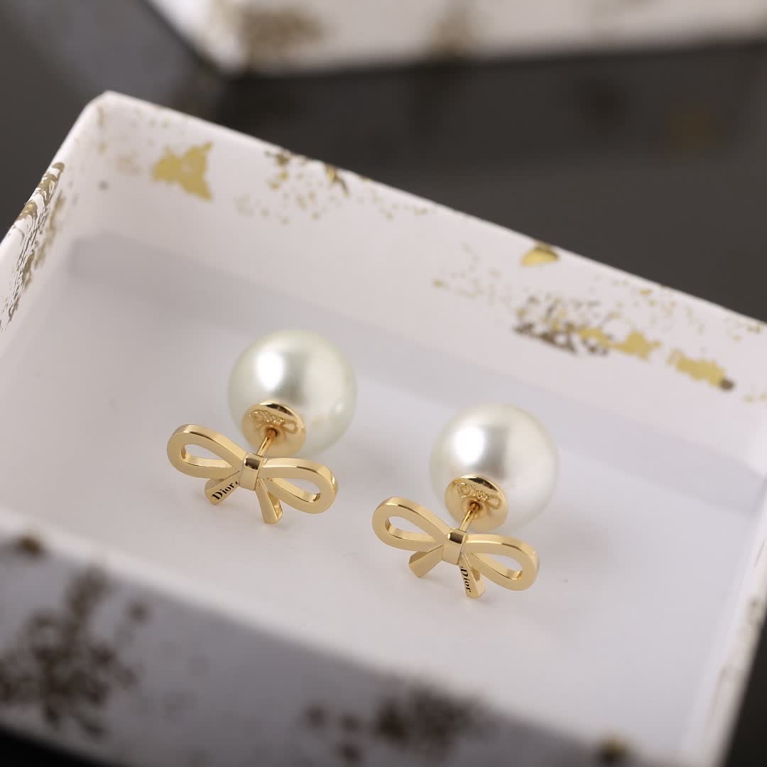 Chanel Bow Earrings