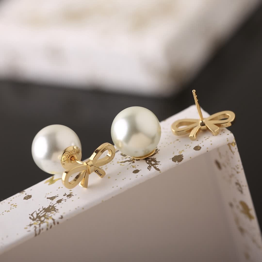 Chanel Bow Earrings