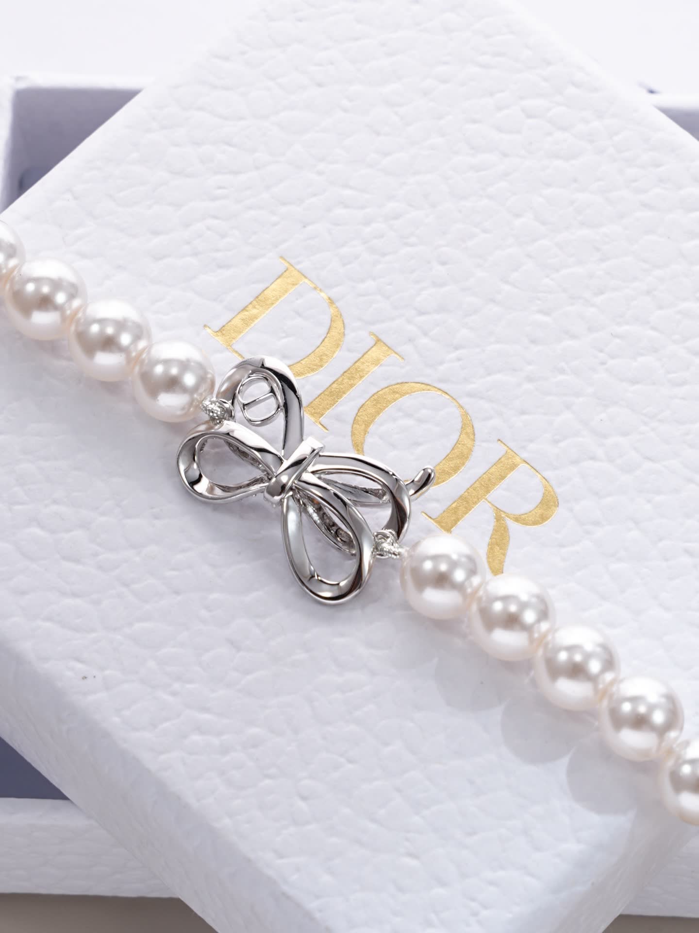 Dior Pearl Butterfly Bracelet