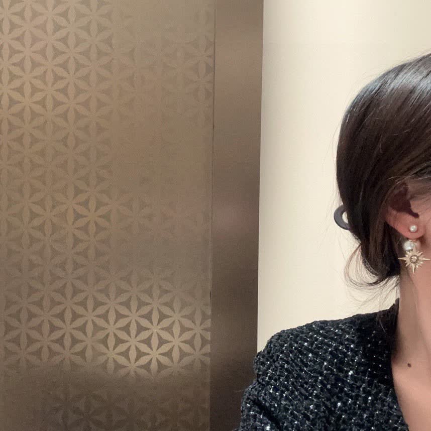 Chanel Pearl and Star Earrings Chanel Pearl and Star Earrings
