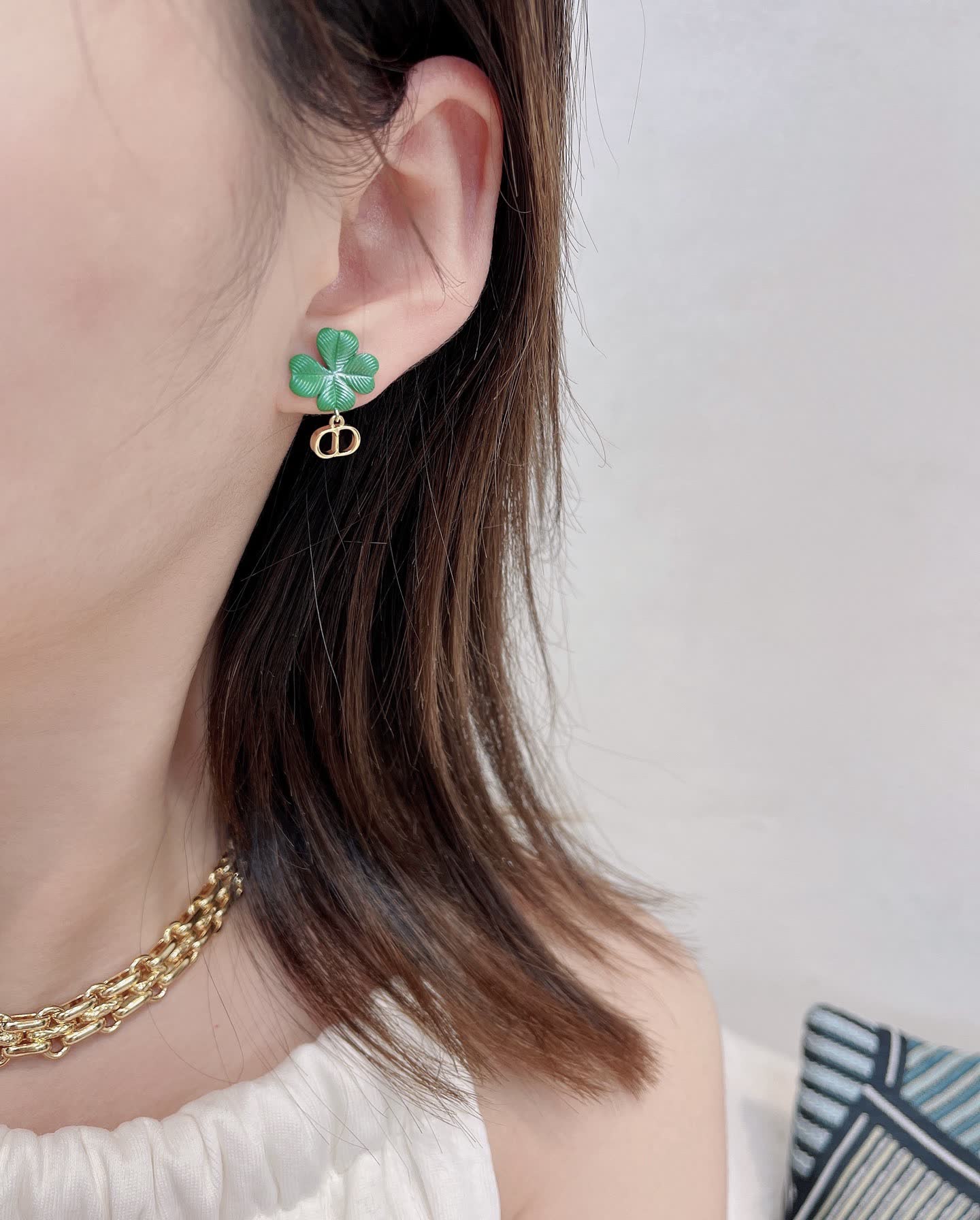Dior Clover Leaf Earrings Dior Clover Leaf Earrings
