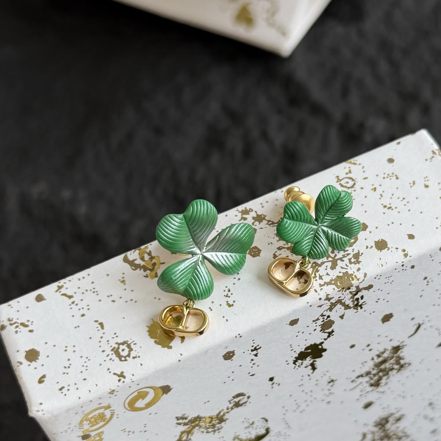 Dior Clover Leaf Earrings