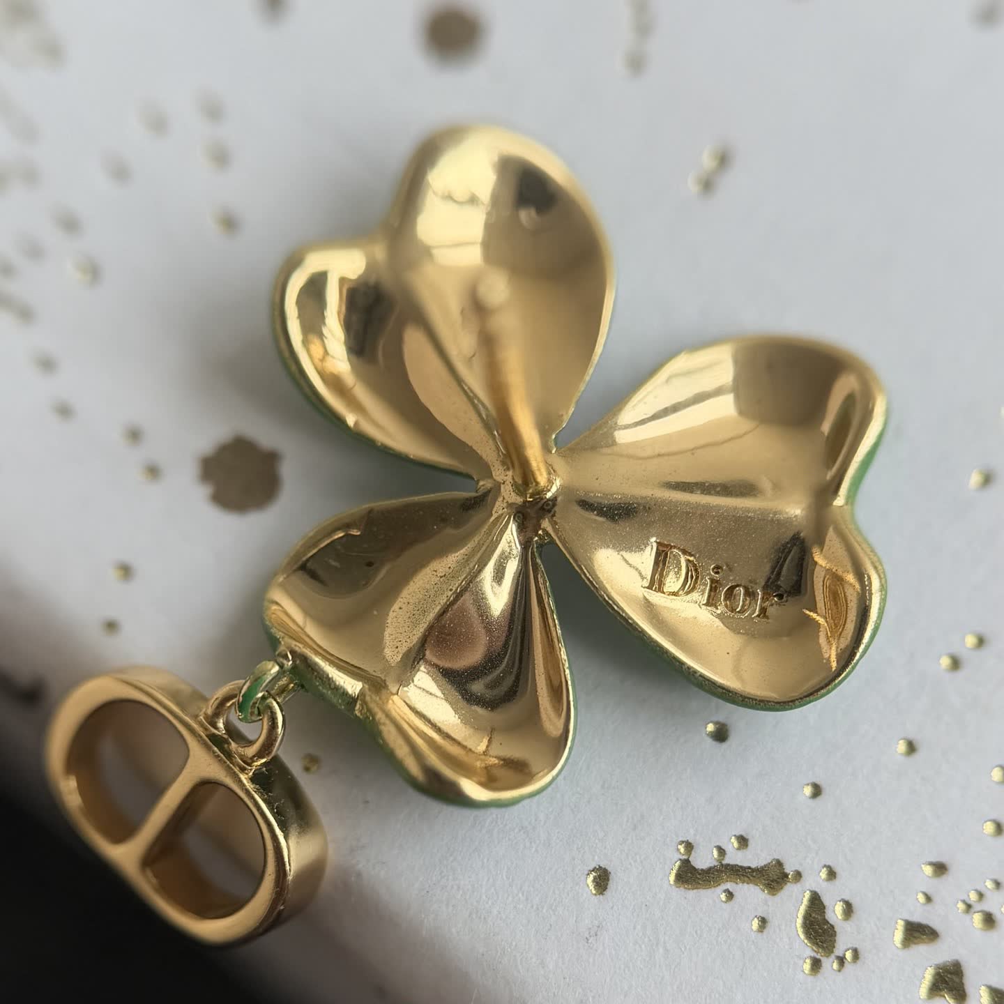 Dior Clover Leaf Earrings
