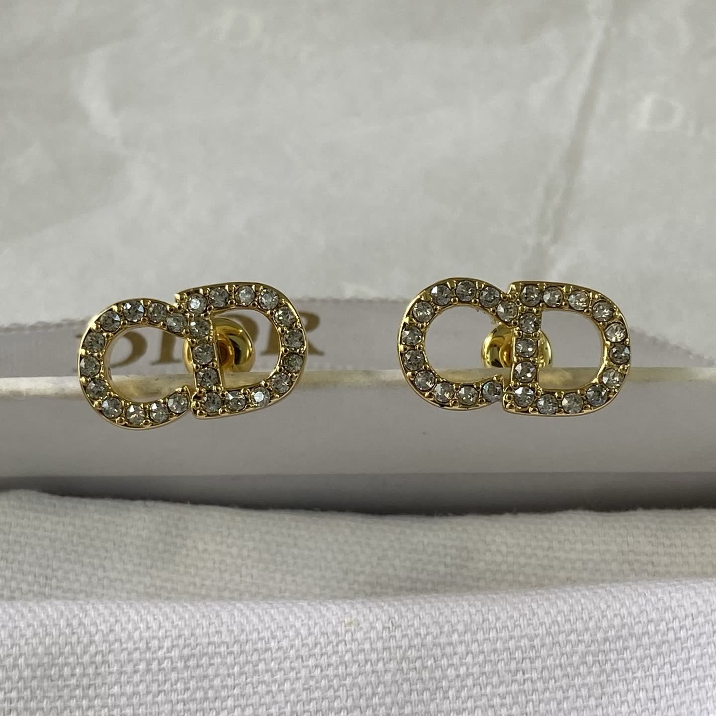 Dior Double 'D' Stud Earrings Dior Double 'D' Stud Earrings