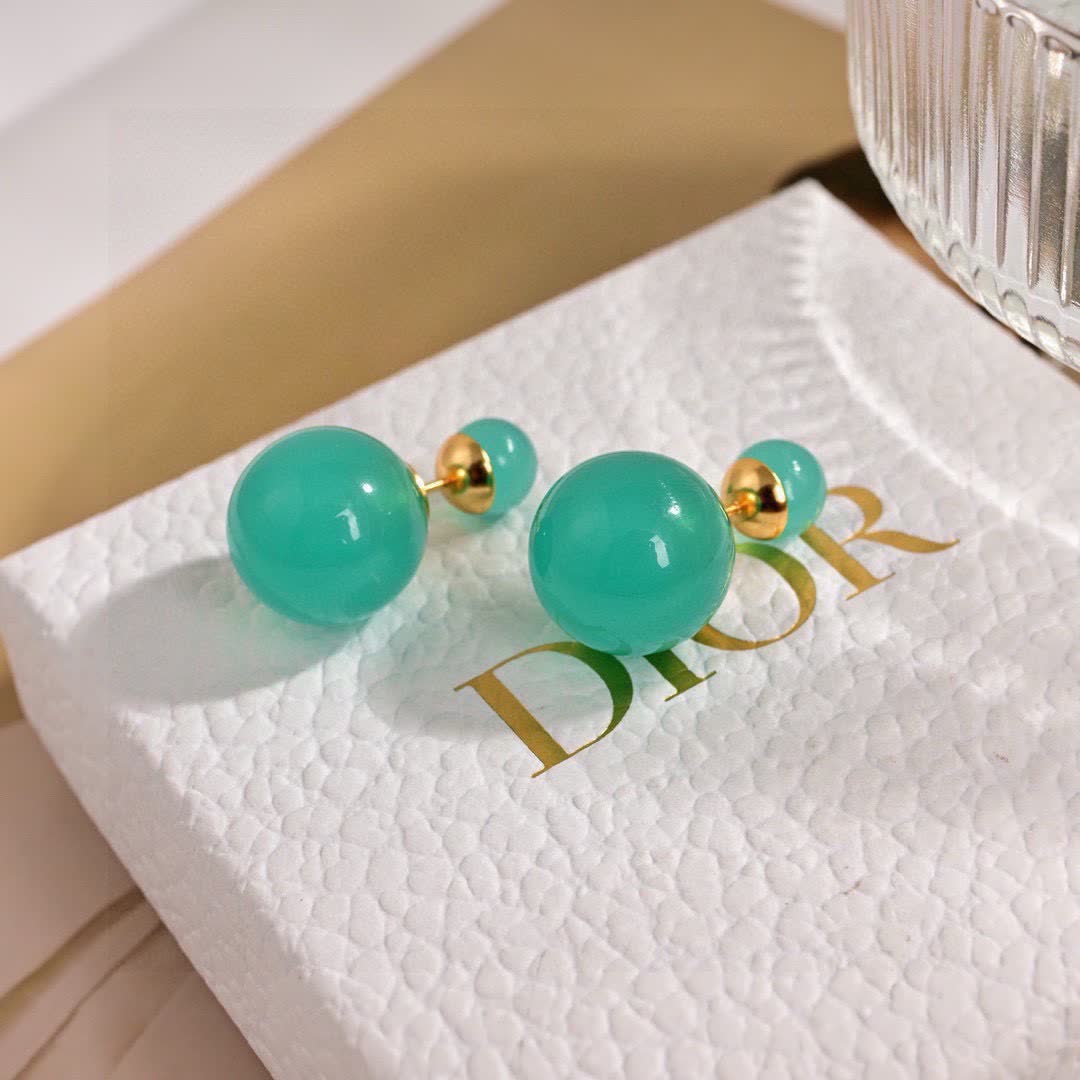 Dior Colorful Beaded Earrings