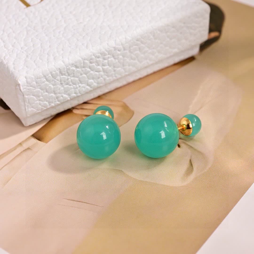 Dior Colorful Beaded Earrings