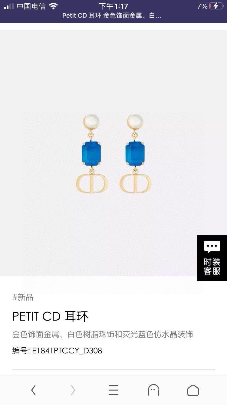 Dior CD Earrings