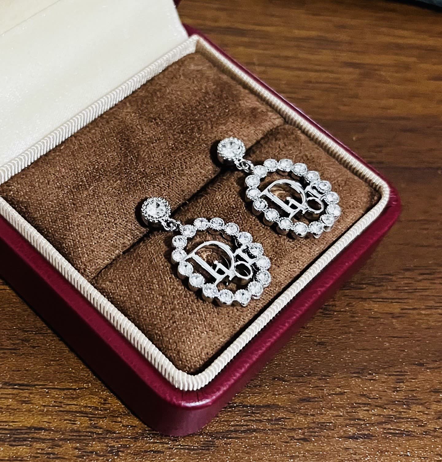 Dior Oblique Logo Earrings