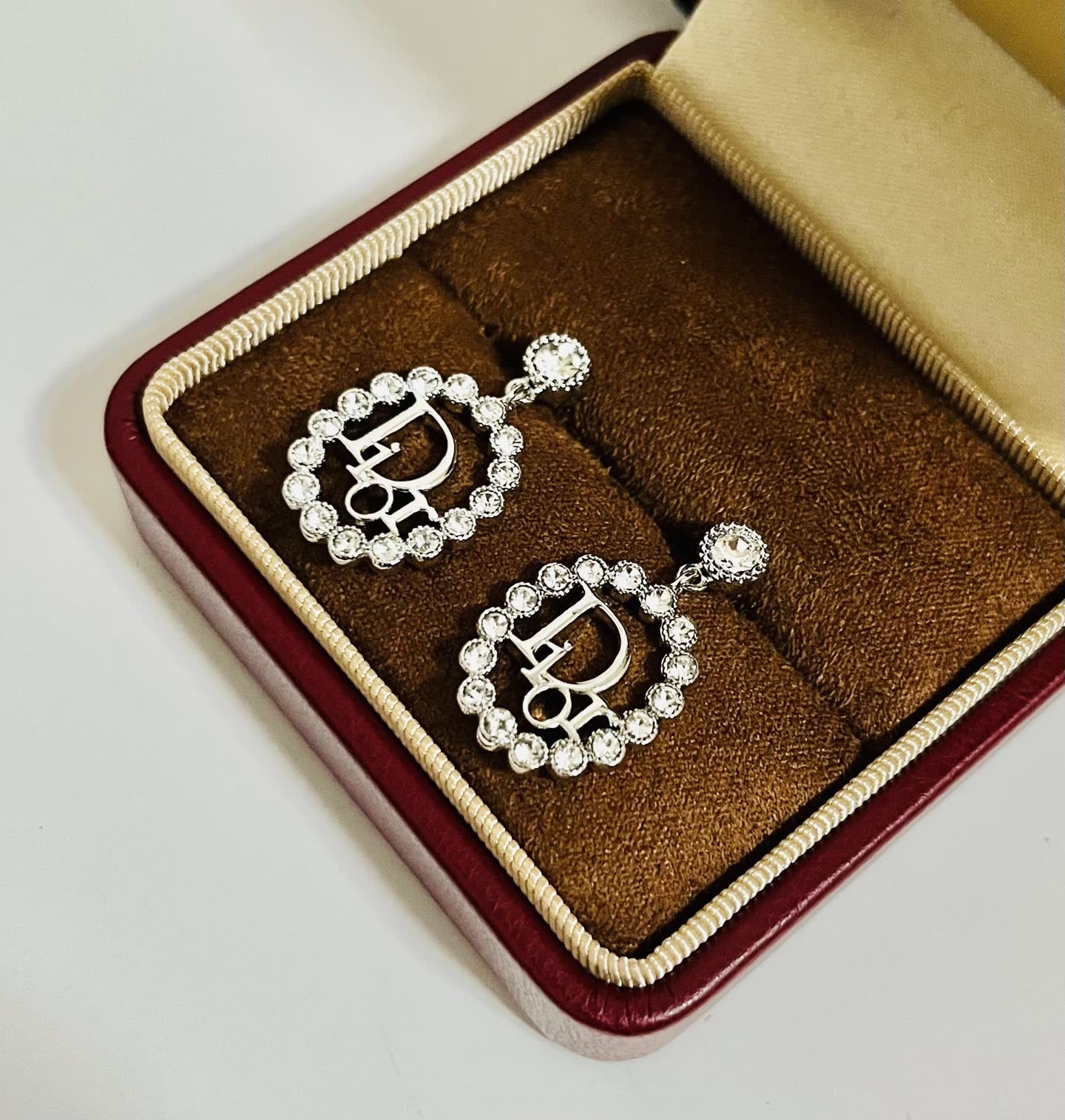 Dior Oblique Logo Earrings