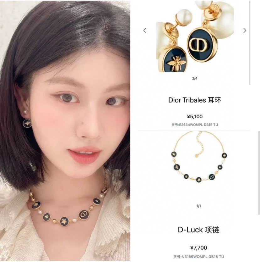 Dior Bee & Pearl Earrings